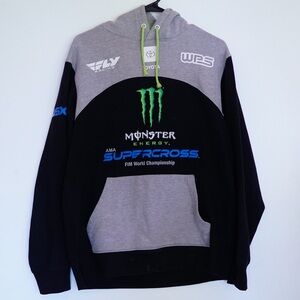 Men's Black and Gray Hoodie